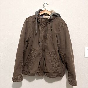American Eagle Hooded Jacket (Size Large)